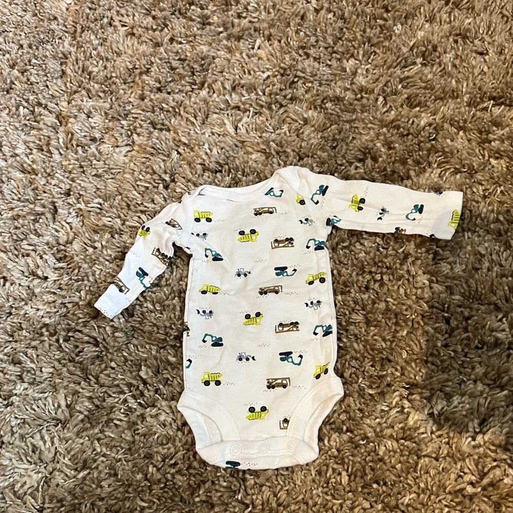 Child of mine carters newborn car onesie long sleeve